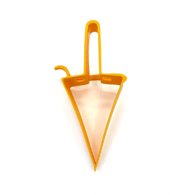 Adjustable Cake Divider Slicer for perfect triangle slices, food-grade plastic, 16*10 cm