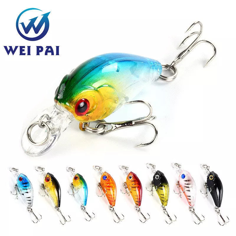 3.7g Luya Bait Set for freshwater cockroach control, durable ABS material, 4cm length