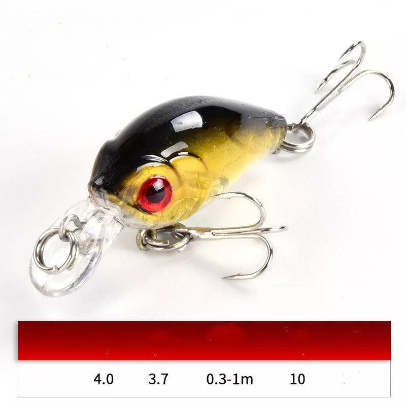 3.7g Luya Bait Set for freshwater cockroach control, durable ABS material, 4cm length