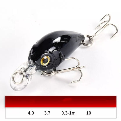 3.7g Luya Bait Set for freshwater cockroach control, durable ABS material, 4cm length