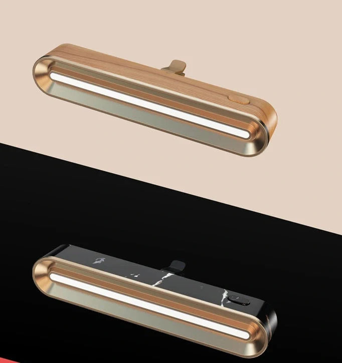 Compact car air outlet aroma diffuser with LED lighting and customizable scents