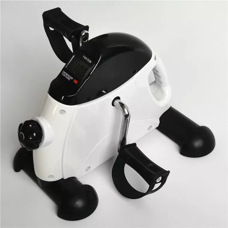 Compact pedal exercise bike for leg rehabilitation with magnetic resistance