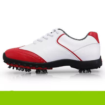 Pure white and color-accented sneakers in sizes 35-40, lightweight and durable design