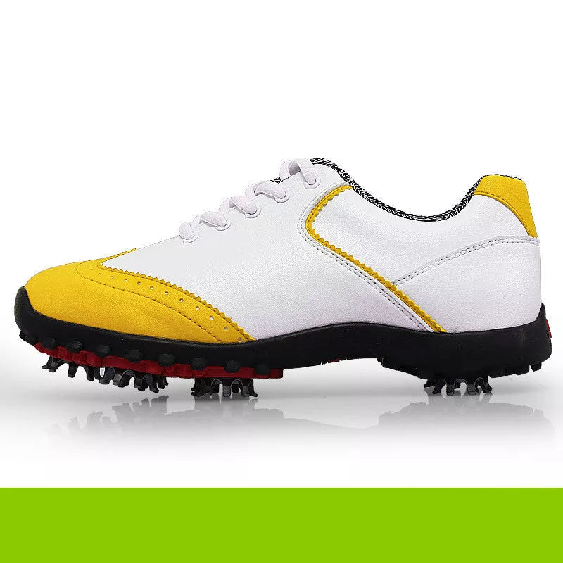 Pure white and color-accented sneakers in sizes 35-40, lightweight and durable design