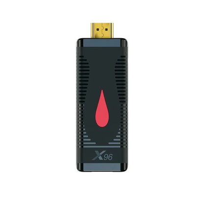 Smart network TV set-top box mini dongle with remote, cable, and power supply for EU UK US