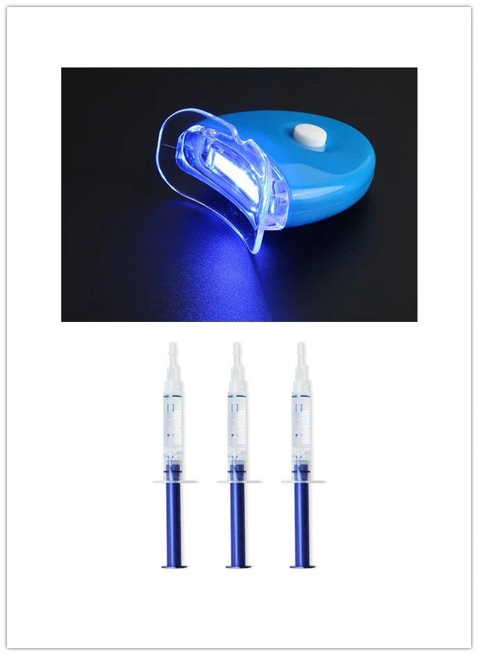 Premium blue LED teeth whitening lamp for a radiant, camera-ready smile