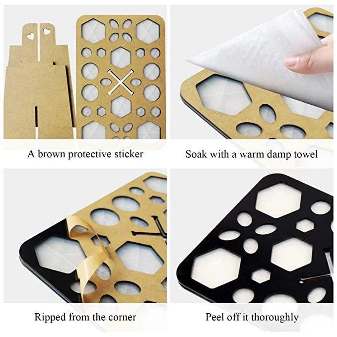 14-hole makeup brush holder in various colors for organized brush storage and drying