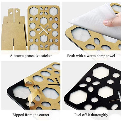 14-hole makeup brush holder in various colors for organized brush storage and drying