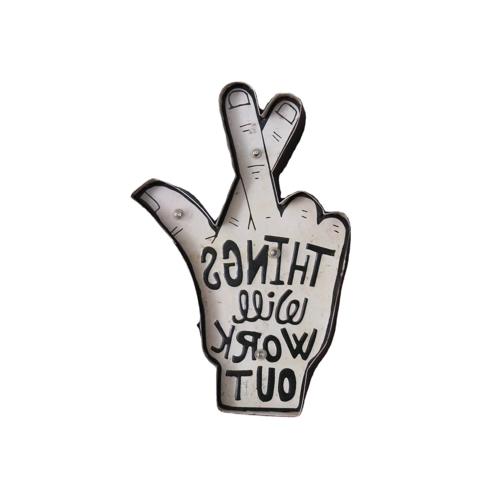 Custom shapeable LED neon sign in vintage style for wall decoration