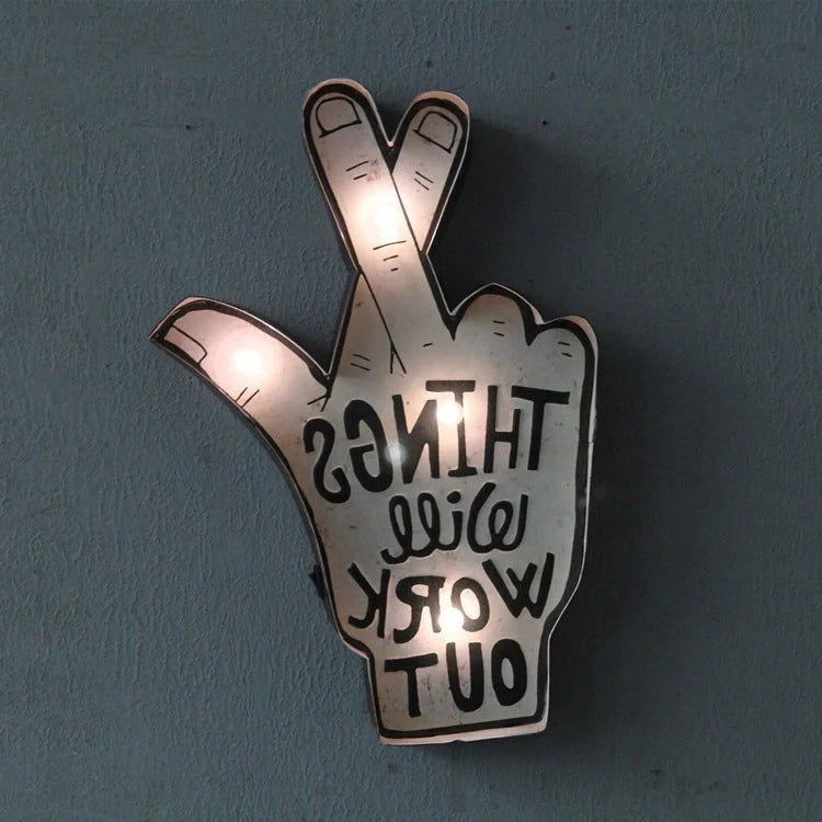 Custom shapeable LED neon sign in vintage style for wall decoration