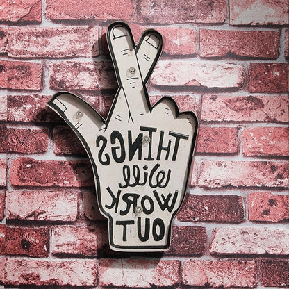 Custom shapeable LED neon sign in vintage style for wall decoration