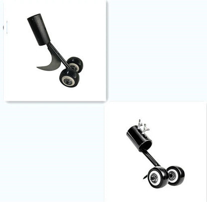 Versatile gardening tool with long prongs for easy weed removal and soil aeration in yards and lawns