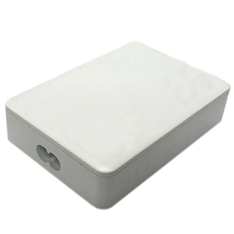 Desktop charger with 60W fast charging capability for mobile phones, featuring 9V/2A output, dual USB interfaces in black or white colour options, providing 2400mA charging current with indicator lights for convenient desktop use