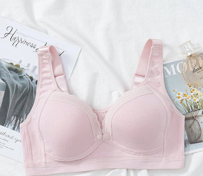 Versatile wireless, seamless, and soft nursing bras in various colors and sizes