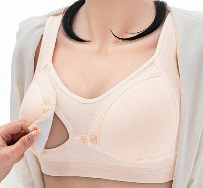 Versatile wireless, seamless, and soft nursing bras in various colors and sizes