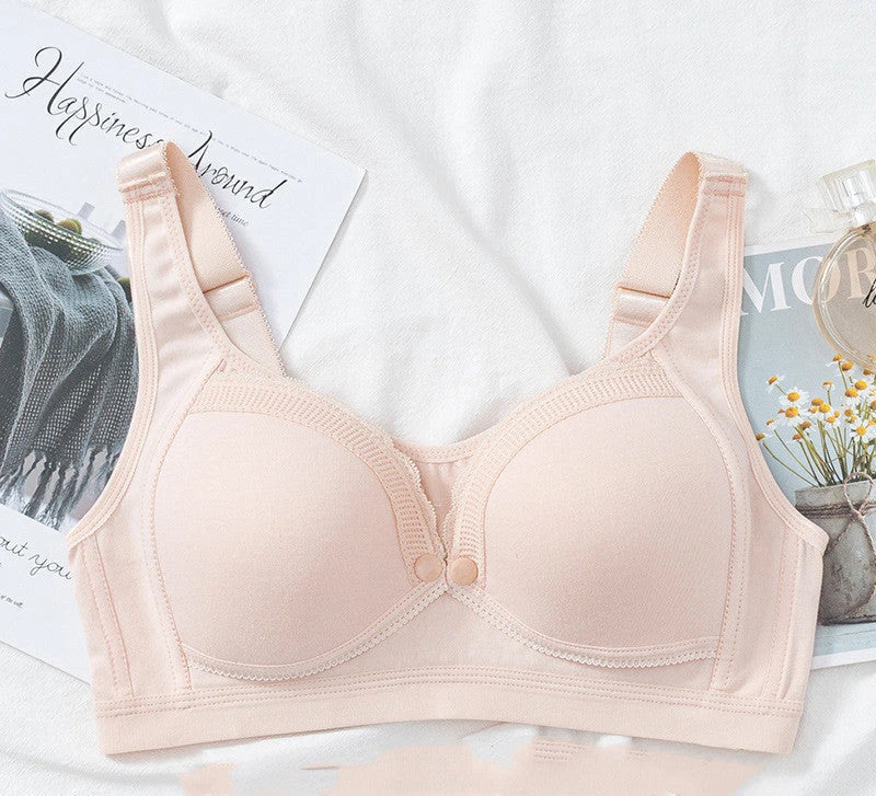 Versatile wireless, seamless, and soft nursing bras in various colors and sizes