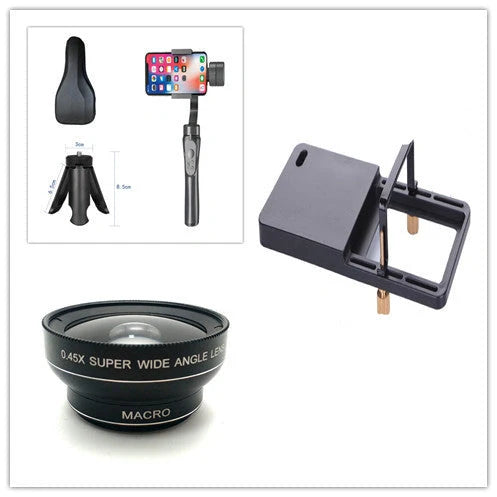 3-Axis Phone Gimbal Stabilizer for Apple iPhones in Black