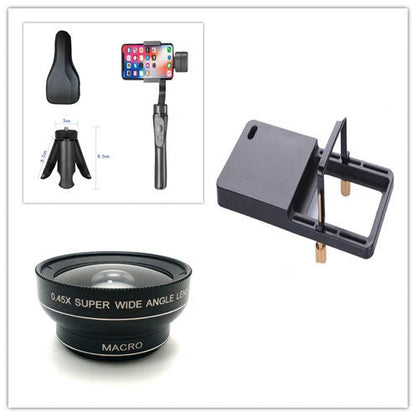 3-Axis Phone Gimbal Stabilizer for Apple iPhones in Black