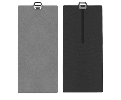Vancely Yoga Mat with Integrated Phone Holder in Grey and Purple