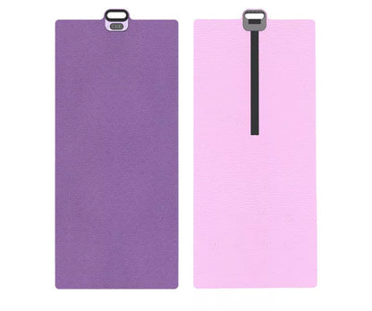 Vancely Yoga Mat with Integrated Phone Holder in Grey and Purple