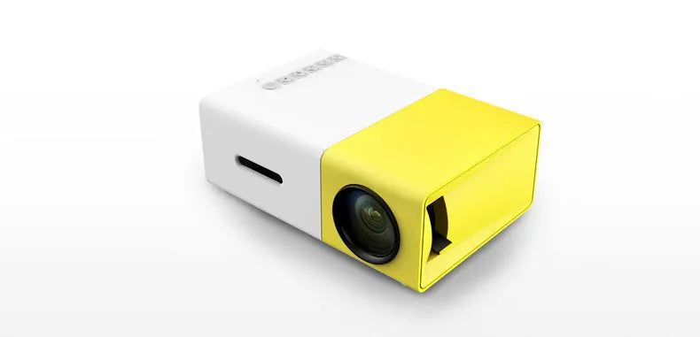 HD 1080P Mini Digital Projector with Compact Portable Design for Home Cinema and Presentations, Supports 1920x1080 Resolution with 16:9 Screen Ratio, Available in Multiple Colours with Region-Specific Power Plugs