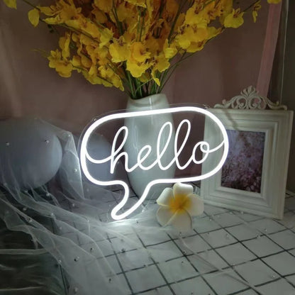 Custom LED neon light for home and event decoration with vibrant glow