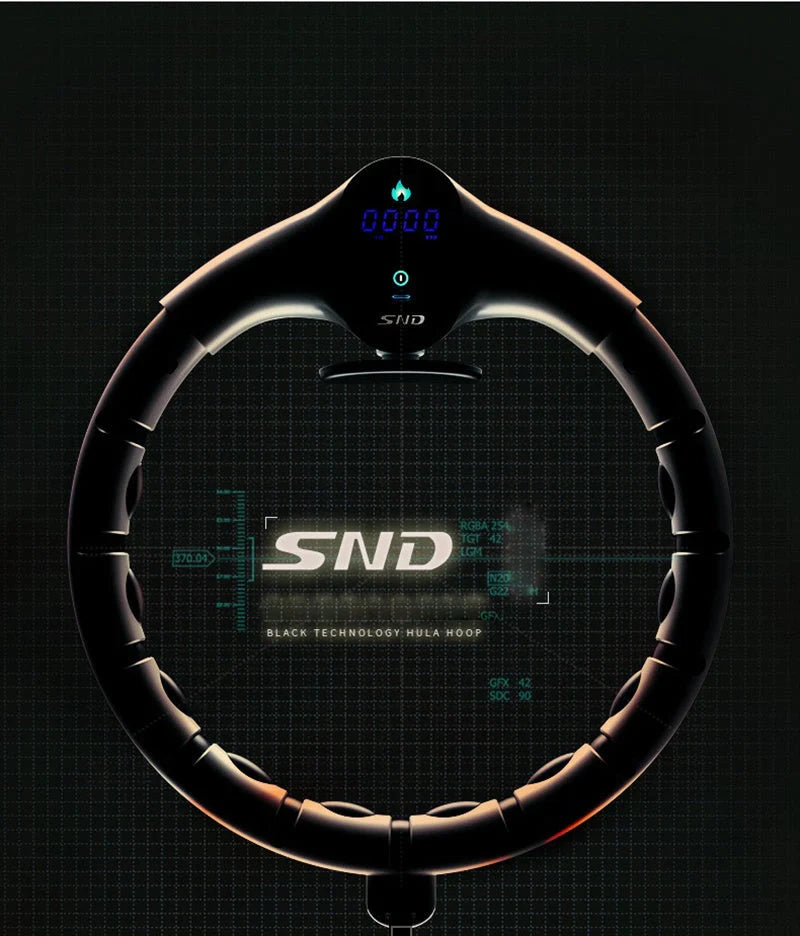 Adjustable Smart Counting Fitness Hoop for waist slimming and body building