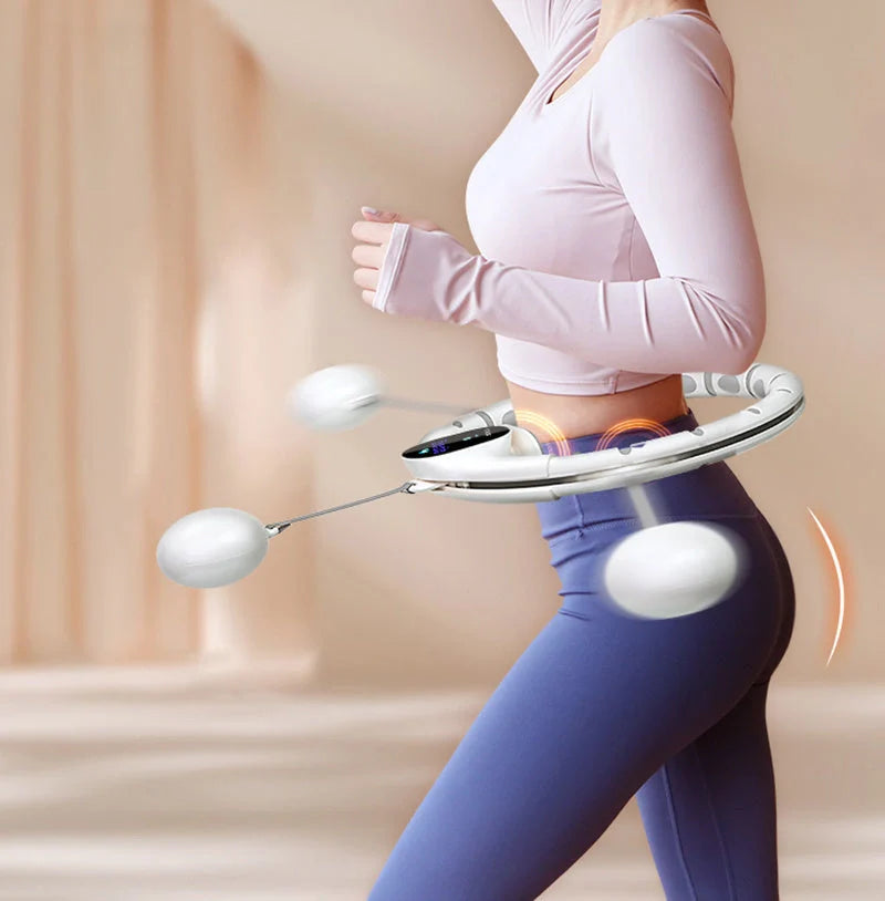 Adjustable Smart Counting Fitness Hoop for waist slimming and body building