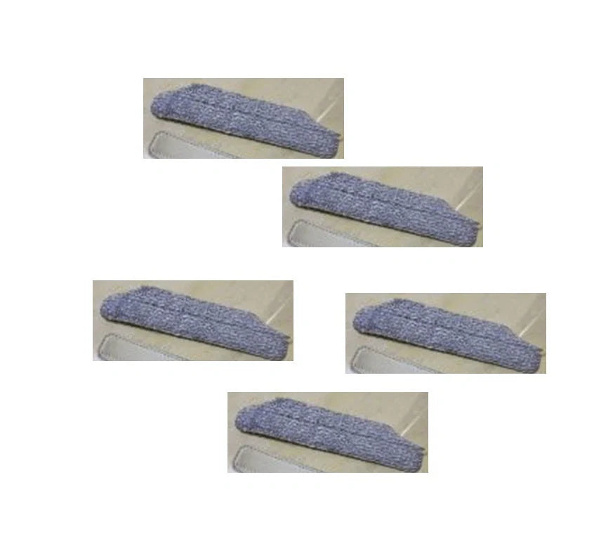 3-in-1 hand push sweeper with broom, dustpan, and trash bin in pink and blue colors