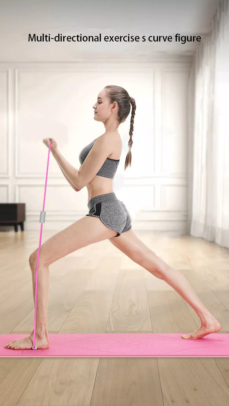 Figure 8 Tensioner in purple and pink for shoulder and chest training