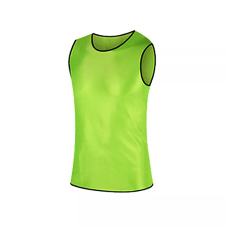 Simple Sports Training Vest in bright colors for basketball and football team identification