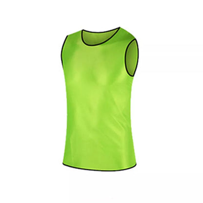 Simple Sports Training Vest in bright colors for basketball and football team identification