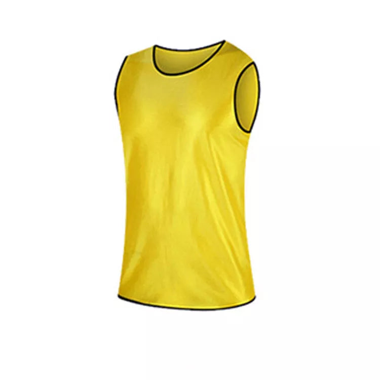 Simple Sports Training Vest in bright colors for basketball and football team identification