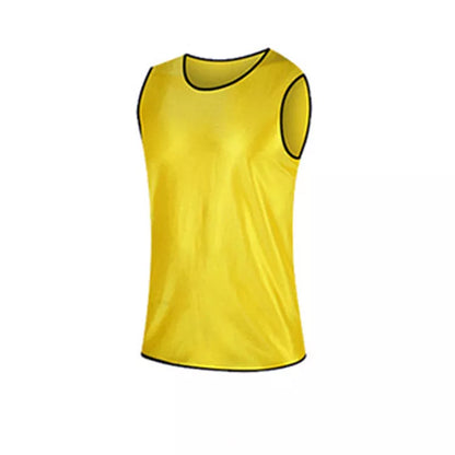 Simple Sports Training Vest in bright colors for basketball and football team identification