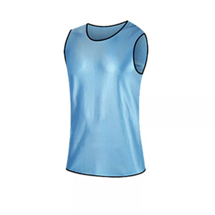 Simple Sports Training Vest in bright colors for basketball and football team identification