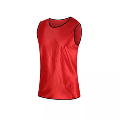 Simple Sports Training Vest in bright colors for basketball and football team identification