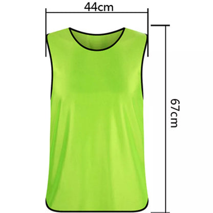Simple Sports Training Vest in bright colors for basketball and football team identification