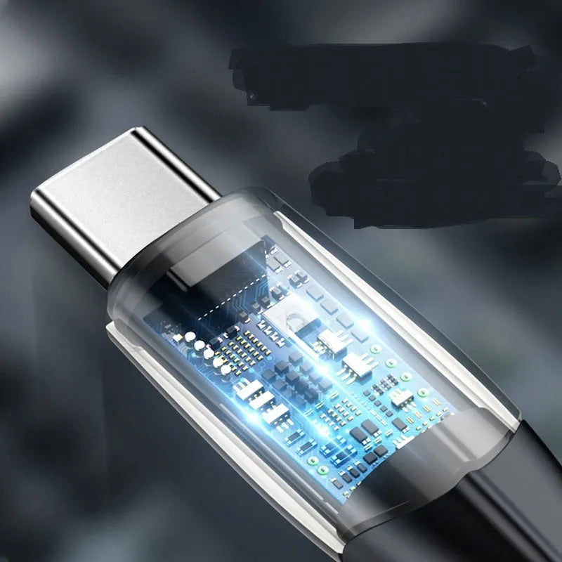 Baseus Android Data Cable Charging Cable with Micro USB Connector and 5A Fast Charge Technology in 1-Metre or 2-Metre Lengths Available in Black and White for Mobile Phone Charging and Data Transfer