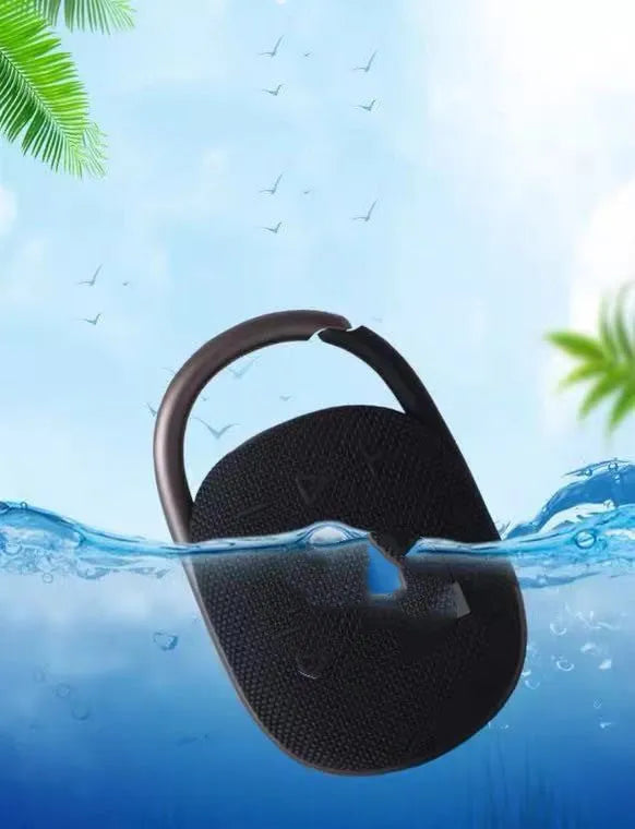 Compact portable Bluetooth speaker in multiple colours: black, blue, green, pink, red, silver grey.