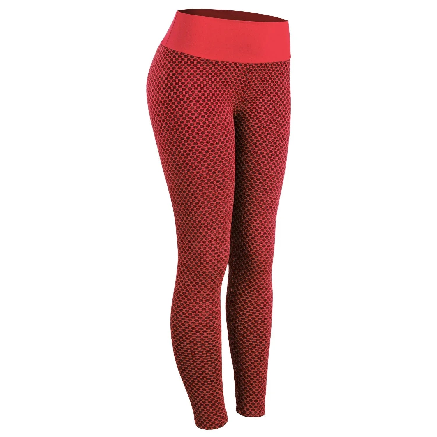 Premium seamless plaid yoga leggings for women in a variety of vibrant colors and sizes