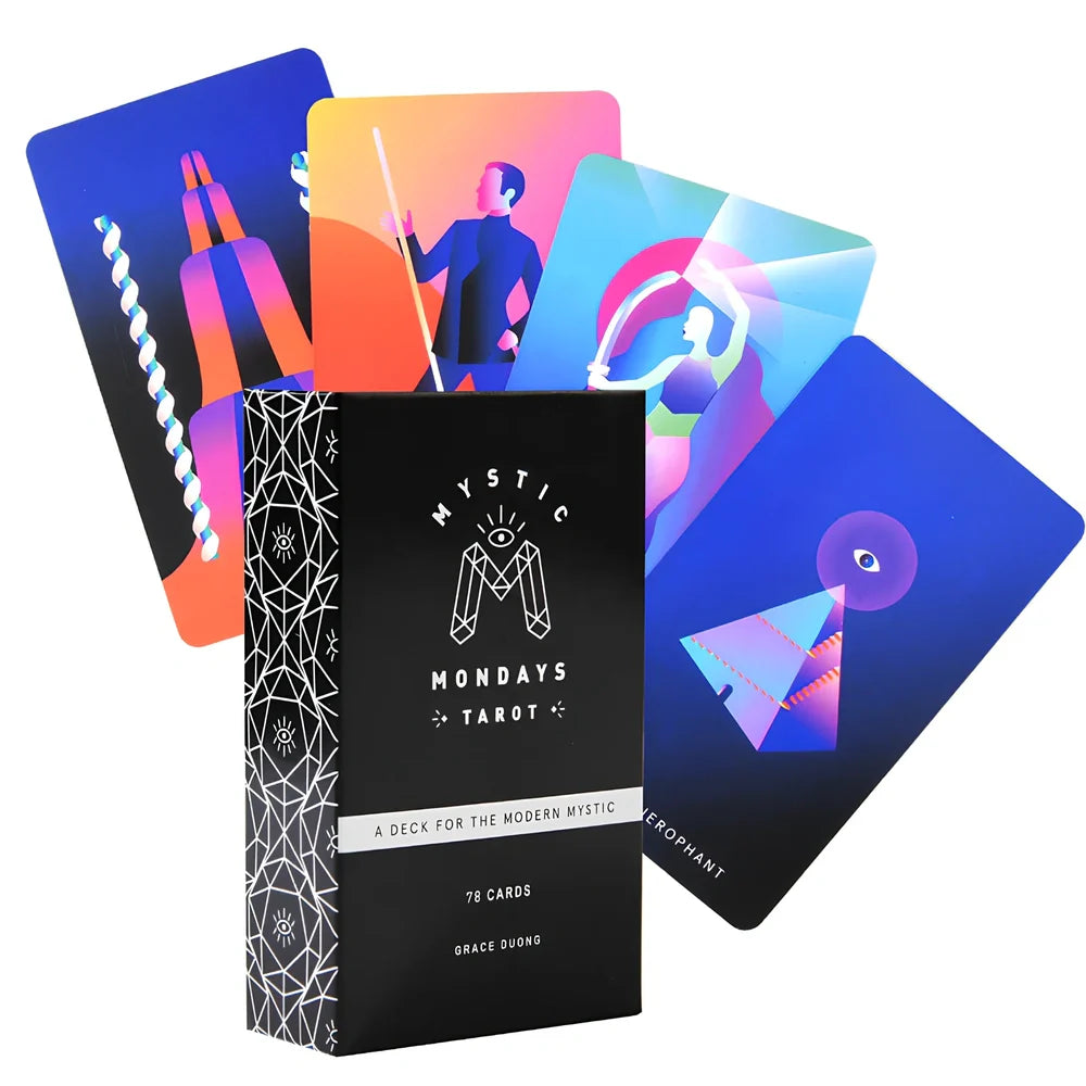 Mystic Mondays Tarot 78 coated paper cards for family communication