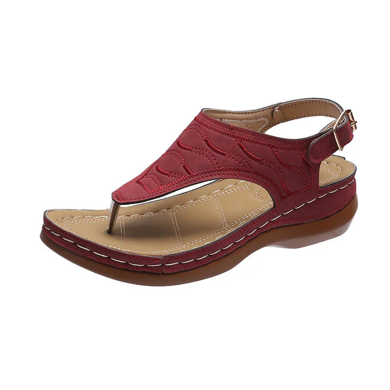 Chic wedge sandals for women in various colors and sizes, featuring adjustable straps and durable outsoles for all-day comfort and style.