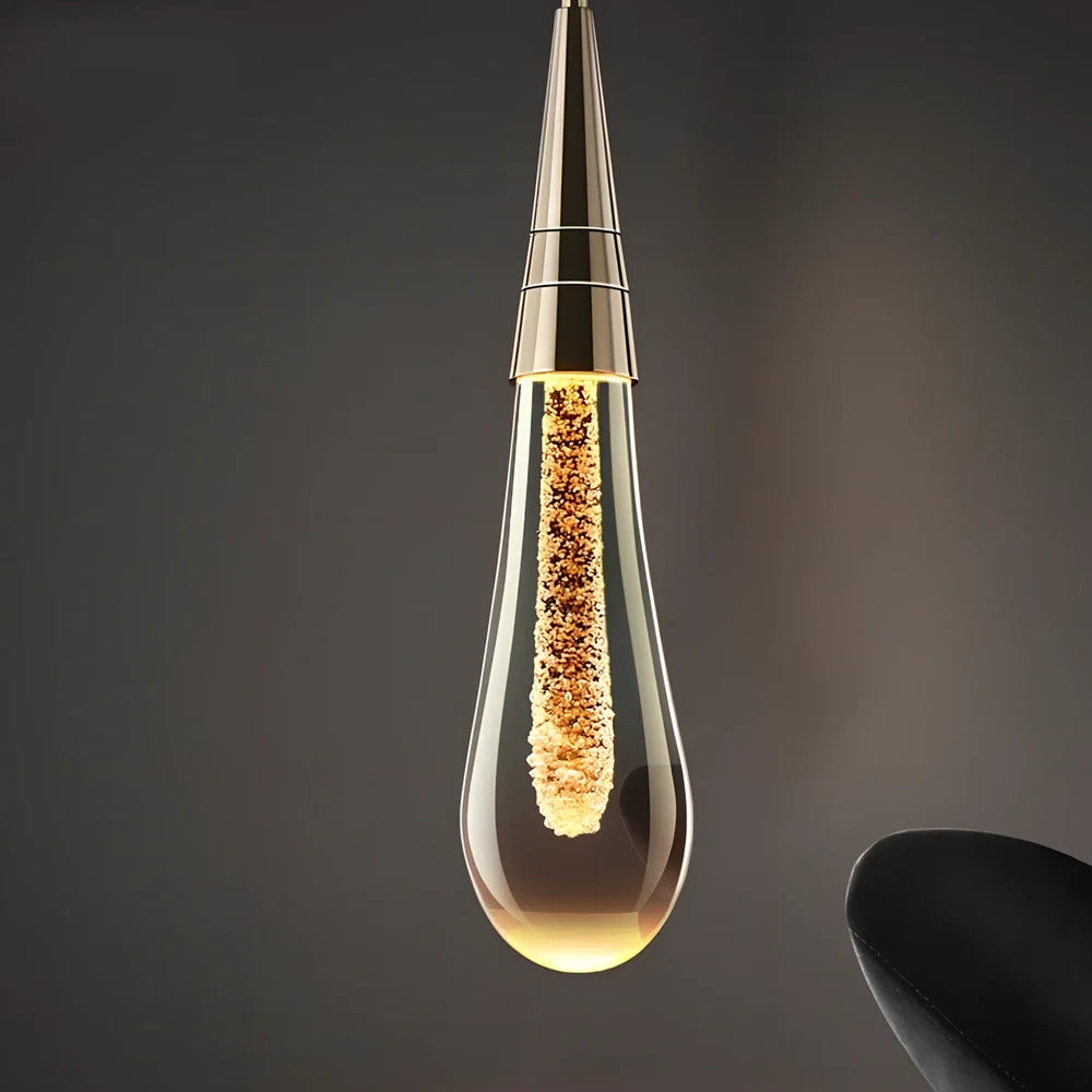 Postmodern crystal chandelier with three adjustable light heads and 27cm compact design