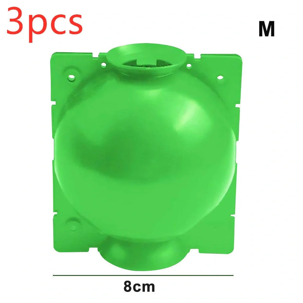 Black PP plastic plant rooting machine box for tree grafting, S size 10cm x 10cm with sealed lid for humidity control