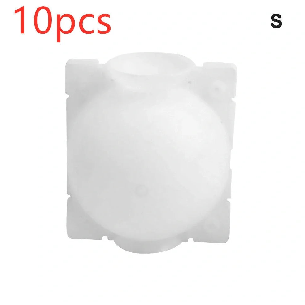 Black PP plastic plant rooting machine box for tree grafting, S size 10cm x 10cm with sealed lid for humidity control