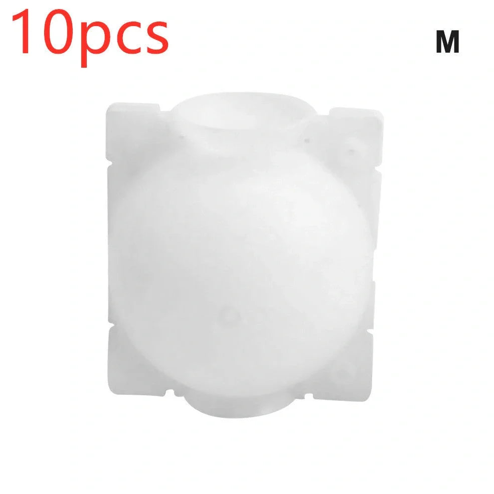 Black PP plastic plant rooting machine box for tree grafting, S size 10cm x 10cm with sealed lid for humidity control