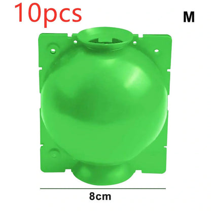 Black PP plastic plant rooting machine box for tree grafting, S size 10cm x 10cm with sealed lid for humidity control