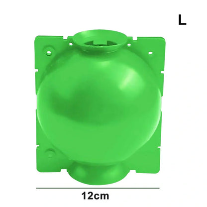 Black PP plastic plant rooting machine box for tree grafting, S size 10cm x 10cm with sealed lid for humidity control