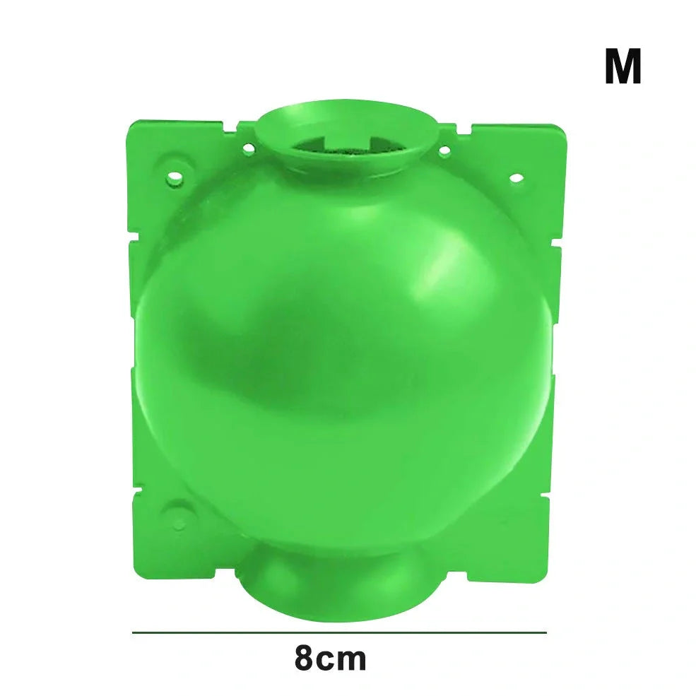 Black PP plastic plant rooting machine box for tree grafting, S size 10cm x 10cm with sealed lid for humidity control