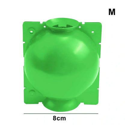 Black PP plastic plant rooting machine box for tree grafting, S size 10cm x 10cm with sealed lid for humidity control